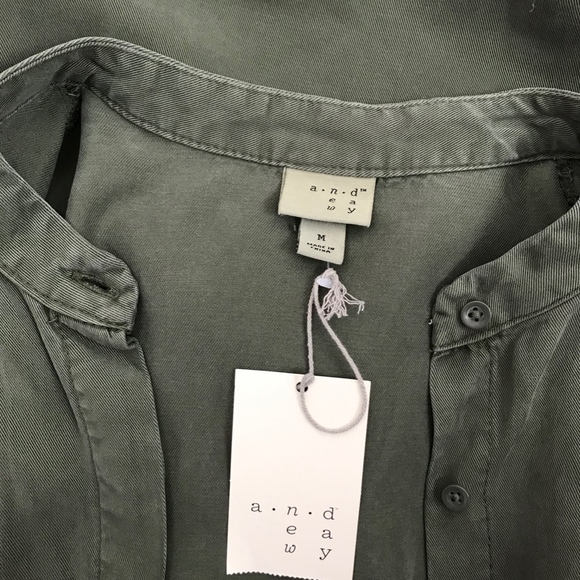 Olive green work dress - Picture 5 of 5